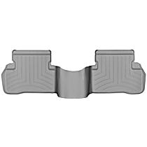 Second Row Molded Floor Liner, Gray, Made of Rubberized Thermoplastic Polyolefins, FloorLiner Series