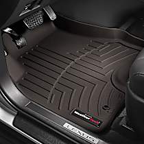 4716731 Front Row FloorLiner Series Molded Floor Liner, Cocoa Made of Rubberized Thermoplastic Polyolefins