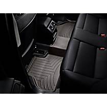 Second Row Molded Floor Liner, Cocoa, Made of Rubberized Thermoplastic Polyolefins, FloorLiner Series