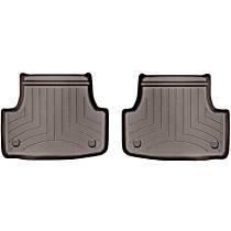 Second Row Molded Floor Liner, Cocoa, Made of Rubberized Thermoplastic Polyolefins, FloorLiner Series
