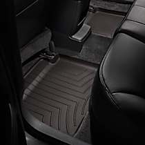Second Row Molded Floor Liner, Cocoa, Made of Rubberized Thermoplastic Elastomer, FloorLiner HP Series