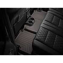 Second Row Molded Floor Liner, Hatchback, Cocoa, Made of Rubberized Thermoplastic Polyolefins, FloorLiner Series