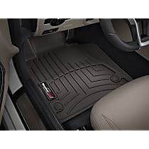 Front Row Molded Floor Liner, Sedan, Fits Cabriolet Models, For 4th Generation Models, Cocoa, Made of Rubberized Thermoplastic Polyolefins, FloorLiner Series
