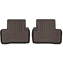 Second Row Molded Floor Liner, Cocoa, Made of Rubberized Thermoplastic Polyolefins, FloorLiner Series