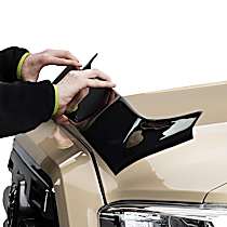 Bug Shield, Dark Smoke, Automotive Grade Tape Attachment Style, Low Profile Series - 