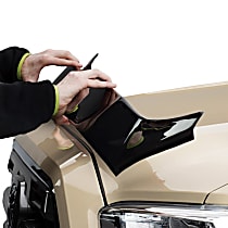 55204 Bug Shield, Dark Smoke, Automotive Grade Tape Attachment Style, Low Profile Series