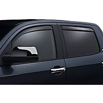 74450 Front and Rear, Driver and Passenger Side Window Visor, Smoke