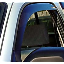 80093 Smoke Window Visor, Front, Driver and Passenger Side - Set of 2