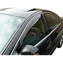 80163 Front, Driver and Passenger Side Window Visor, Smoke