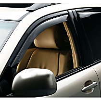 80354 Front, Driver and Passenger Side Window Visor, Smoke