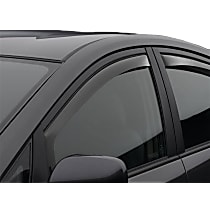 Front, Driver and Passenger Side, Window Visor, Smoke