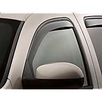 Front, Driver and Passenger Side, Window Visor, Extended Cab Pickup, Smoke