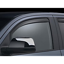 Front, Driver and Passenger Side, Window Visor, Extended Cab Pickup, Smoke