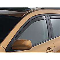 80481 Front, Driver and Passenger Side Window Visor, Smoke