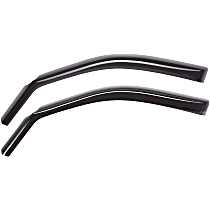 Front, Driver and Passenger Side, Window Visor, Smoke