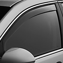 80922 Front, Driver and Passenger Side Window Visor, Dark Smoke