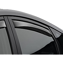 Rear, Driver and Passenger Side, Window Visor, Smoke