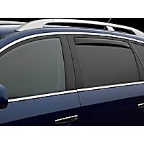 81369 Rear, Driver and Passenger Side Window Visor, Smoke