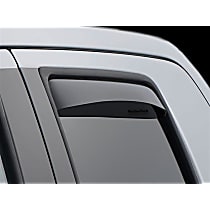 Rear, Driver and Passenger Side, Window Visor, Extended Cab Pickup, Smoke