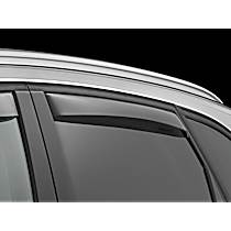 81513 Rear, Driver and Passenger Side Window Visor, Smoke