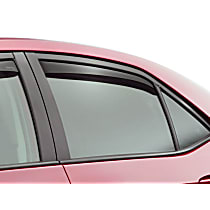Rear, Driver and Passenger Side, Window Visor, Smoke