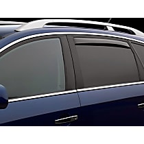 81752 Smoke Window Visor, Rear, Driver and Passenger Side - Set of 2