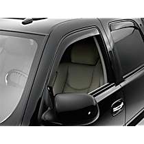 Front and Rear, Driver and Passenger Side, Window Visor, Crew Cab Pickup, Smoke