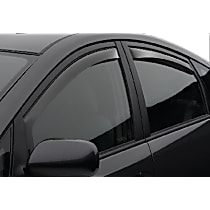 Front and Rear, Driver and Passenger Side, Window Visor, Smoke