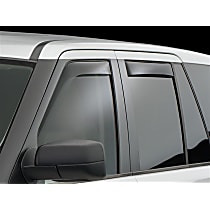 82409 Smoke Window Visor, Front and Rear, Driver and Passenger Side - Set of 4