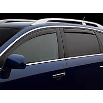 82565 Front and Rear, Driver and Passenger Side Window Visor, Smoke