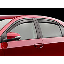 Front and Rear, Driver and Passenger Side, Window Visor, Smoke