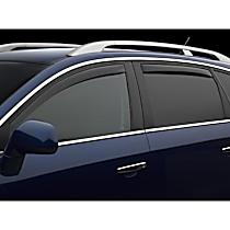 Front and Rear, Driver and Passenger Side, Window Visor, Dark Smoke