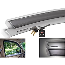 83266 Rear, Driver and Passenger Side Window Visor, Smoke