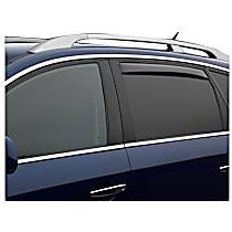 83554 Rear, Driver and Passenger Side Window Visor, Smoke