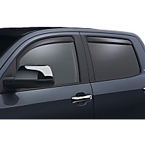 84450 Front and Rear, Driver and Passenger Side Window Visor, Smoke