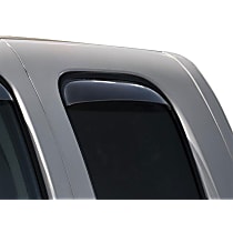 Rear, Driver and Passenger Side, Window Visor, Extended Cab Pickup, Smoke