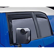 88422 Smoke Window Visor, Front and Rear, Driver and Passenger Side - Set of 4