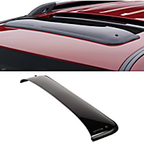 89002 Sunroof Wind Deflector Series Direct Fit Smoked Acrylic Roof Air Deflector, Sold individually