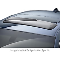 89061 Sunroof Wind Deflector Series Direct Fit Smoked Acrylic Roof Air Deflector, Sold individually