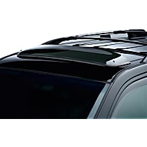 89064 Sunroof Wind Deflector Series Direct Fit Smoked Acrylic Roof Air Deflector, Sold individually