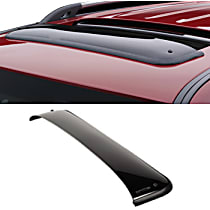 89066 Sunroof Wind Deflector Series Direct Fit Smoked Acrylic Roof Air Deflector, Sold individually