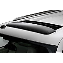 89075 Sunroof Wind Deflector Series Direct Fit Smoked Acrylic Roof Air Deflector, Sold individually