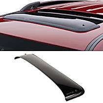 Sunroof Wind Deflector Series Direct Fit Smoked Acrylic Roof Air Deflector, Sold Individually