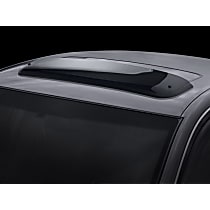 89080 Sunroof Wind Deflector Series Direct Fit Smoked Acrylic Roof Air Deflector, Sold individually