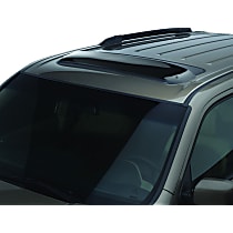 89158 Sunroof Wind Deflector Series Direct Fit Smoked Acrylic Roof Air Deflector, Sold individually
