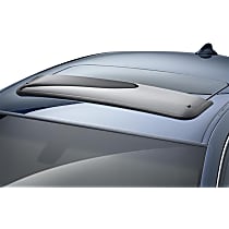 89162 Sunroof Wind Deflector Series Direct Fit Smoked Acrylic Roof Air Deflector, Sold individually