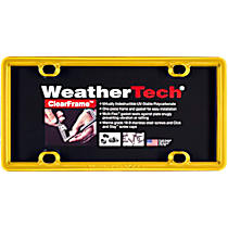 8ALPCF17 License Plate Frame - Golden Yellow, Eastman Durastar Polymer, Universal, Sold individually