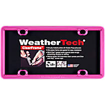 8ALPCF3 License Plate Frame - Hot pink, Eastman Durastar Polymer, Universal, Sold Individually