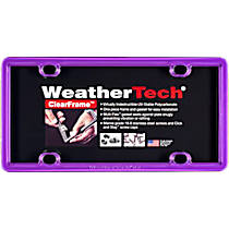 8ALPCF5 License Plate Frame - Purple, Eastman Durastar Polymer, Universal, Sold Individually