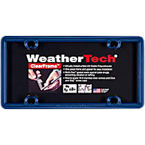 8ALPCF7 License Plate Frame - Navy Blue, Eastman Durastar Polymer, Universal, Sold Individually